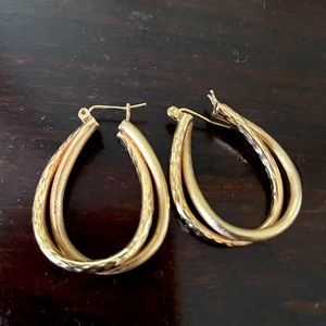 14K Gold earrings.